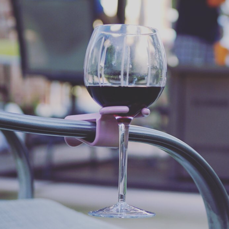 Yard wine glass discount holder